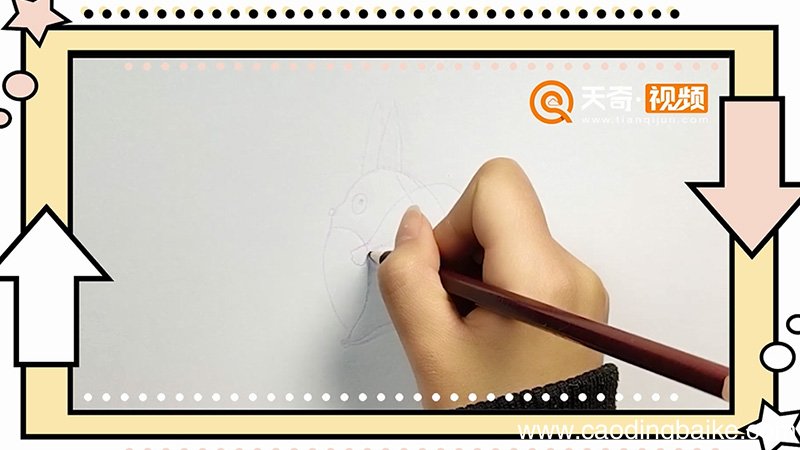 龙猫简笔画