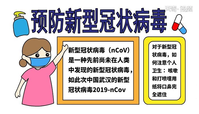 ?预防新型冠状病毒手抄报 ?预防新型冠状病毒手抄报怎么画