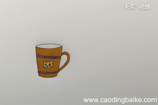 杯子简笔画