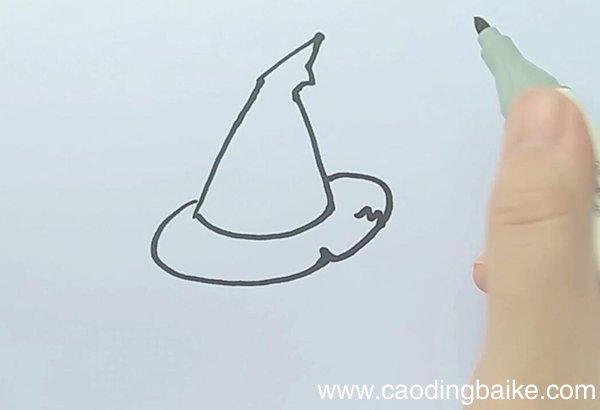 草帽简笔画