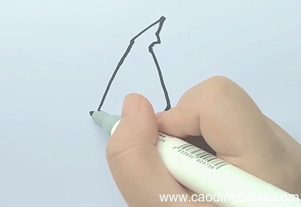 草帽简笔画
