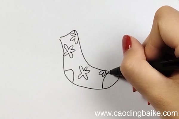 袜子的简笔画