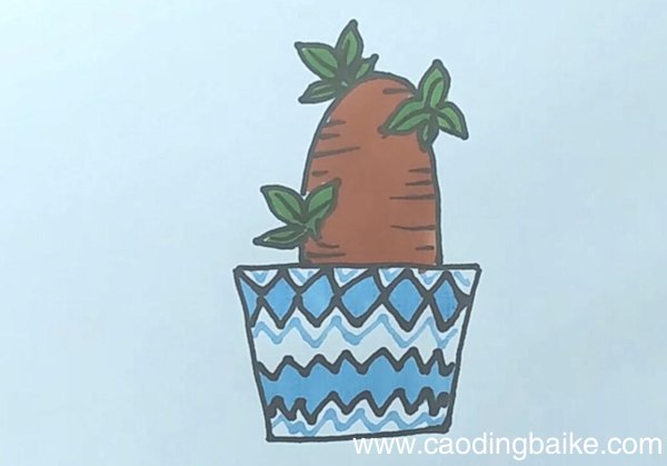 盆栽简笔画盆栽怎么画
