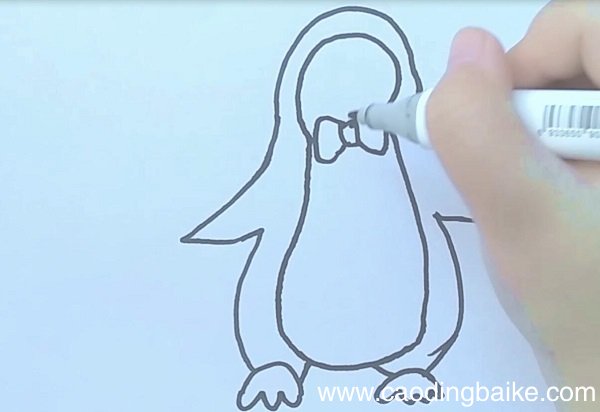 企鹅简笔画 简笔画企鹅的画法