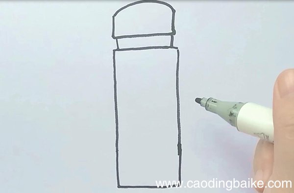 电话亭简笔画
