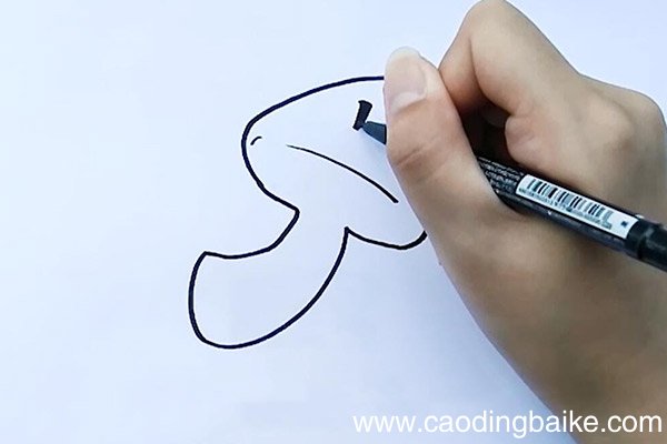 香菇的简笔画 香菇怎么画