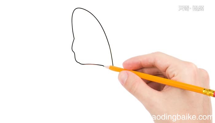 蝴蝶简笔画画法蝴蝶简笔画怎么画
