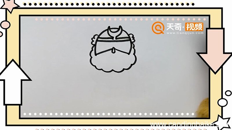 沙僧简笔画