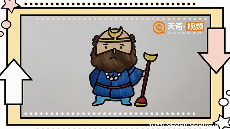 沙僧简笔画