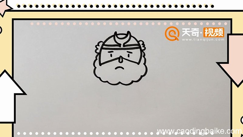 沙僧简笔画