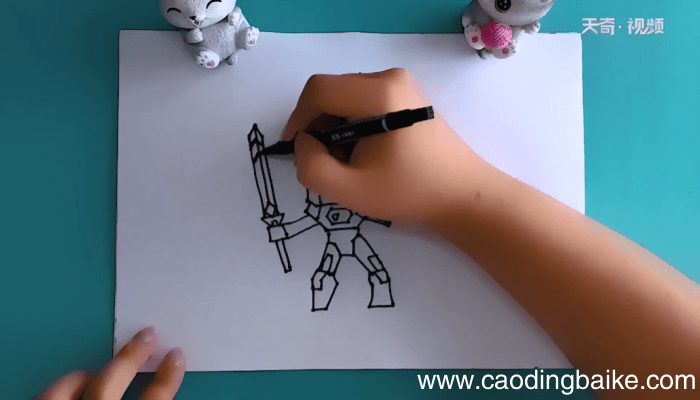 机甲简笔画 机甲简笔画报