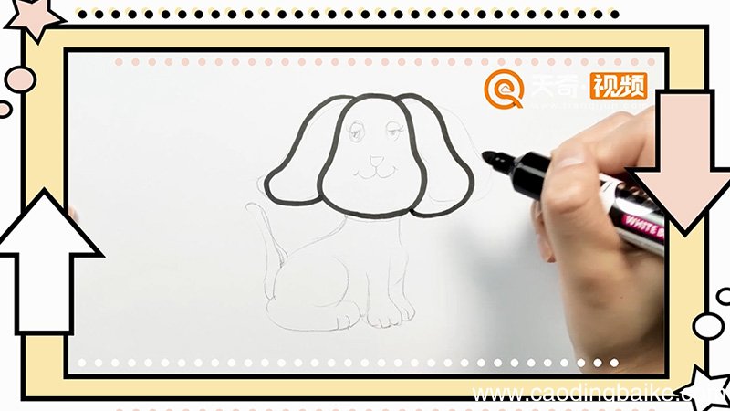 生肖狗简笔画