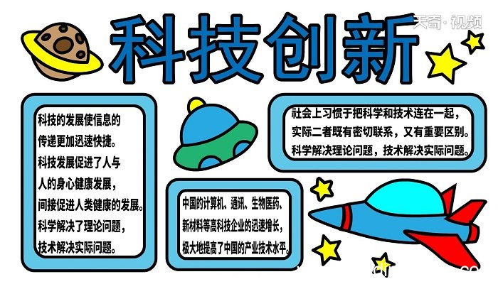 科技创新手抄报 科技创新手抄报怎么画