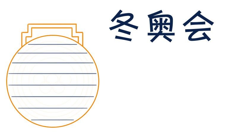 冬奥会手抄报模板 冬奥会手抄报