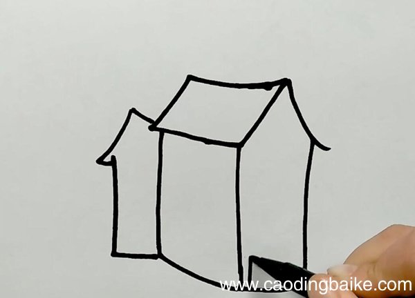万圣节房屋剪影简笔画万圣节房屋剪影怎么画