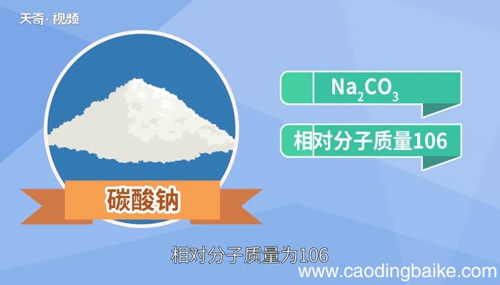碳酸钠的相对分子质量碳酸钠的分子质量分数