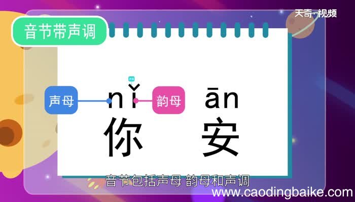 音节带声调吗 什么叫音节