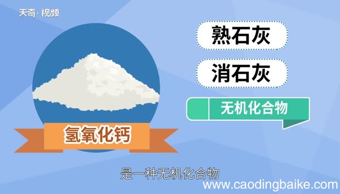 氢氧化钙的化学式氢氧化钙的化学方程式