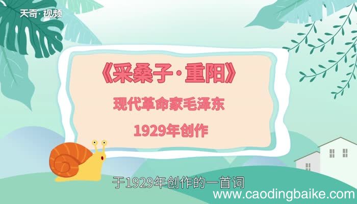 采桑子重阳赏析 采桑子重阳翻译