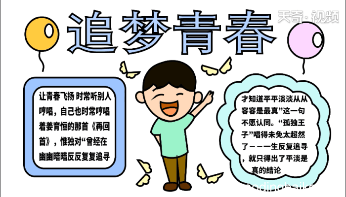 青春手抄报 青春手抄报怎么画