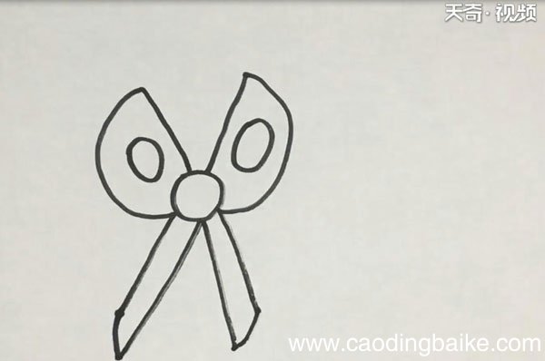 剪刀的简笔画