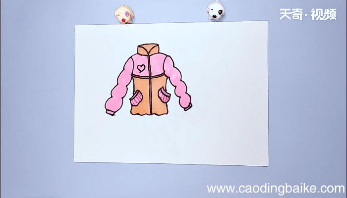 冬天小棉袄简笔画 冬天小棉袄简笔画画报