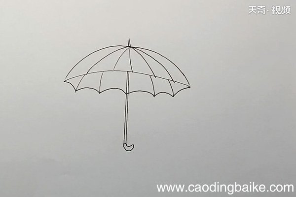 伞简笔画