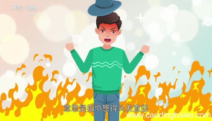 怒发冲冠的主人公是谁怒发冲冠的故事