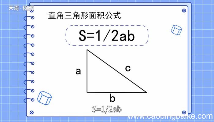 直角三角形面积公式 直角三角形的面积公式是什么