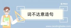 用词不达意造句 用词不达意造句咋写