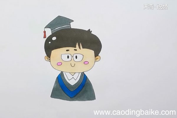 我们毕业了简笔画