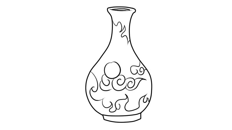 花瓶简笔画 花瓶简笔画怎么画