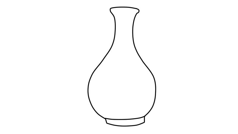 花瓶简笔画 花瓶简笔画怎么画