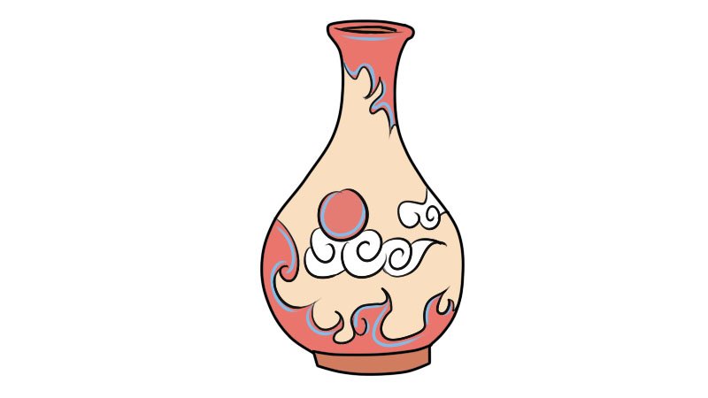 花瓶简笔画 花瓶简笔画怎么画