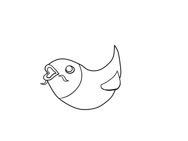 鲤鱼简笔画 鲤鱼简笔画画法