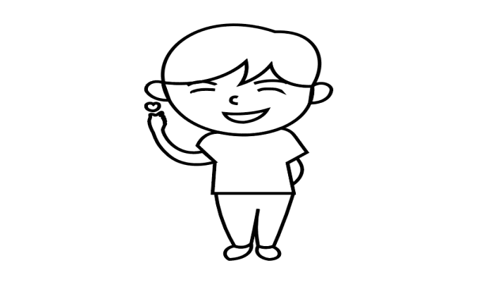 小人笔心简笔画 小人笔心简笔画怎么画