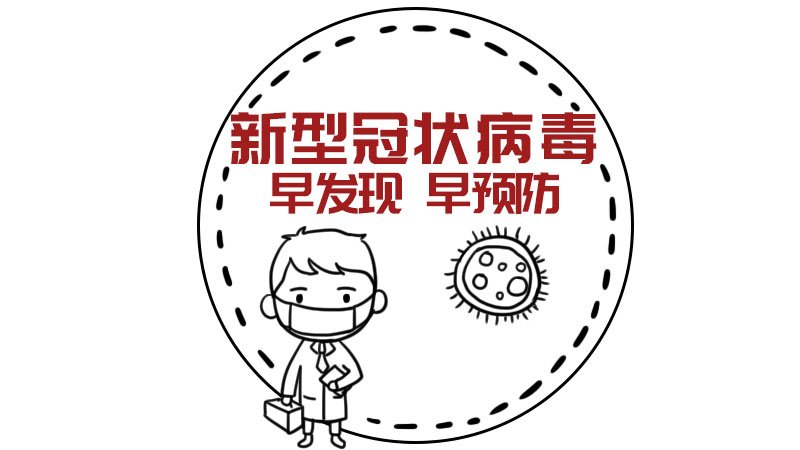 新型冠状病毒 早发现 早预防手抄报