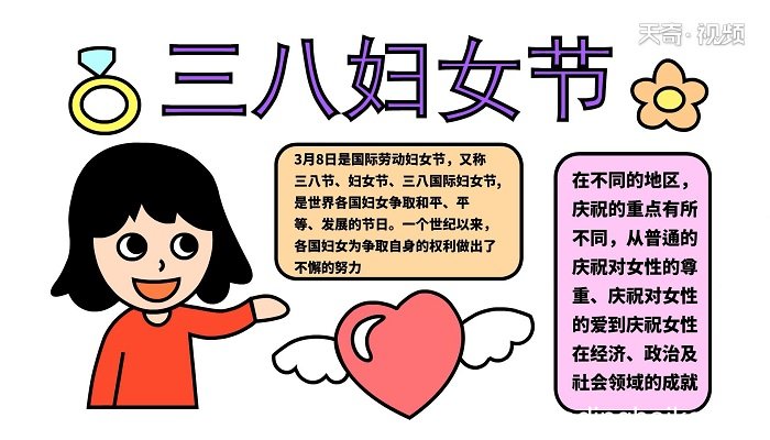 三八妇女节的手抄报 三八妇女节的手抄报怎么画