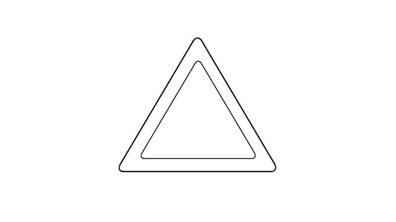 交通安全标志牌简笔画