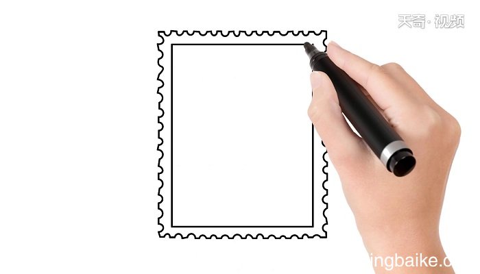 邮票简笔画 邮票简笔画怎么画