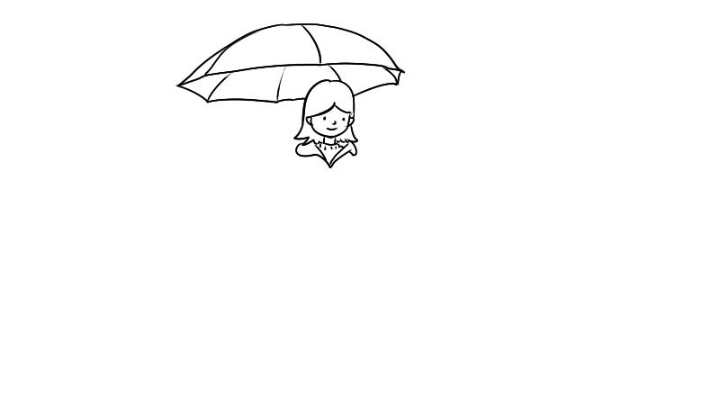 清明时节雨纷纷简笔画 清明时节雨纷纷的画法