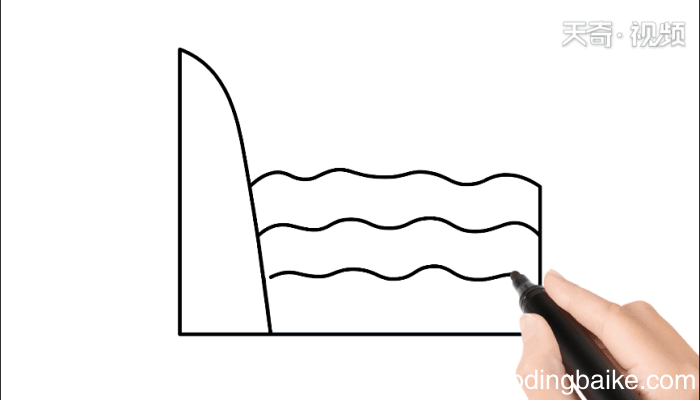 大海简笔画 大海简笔画怎么画