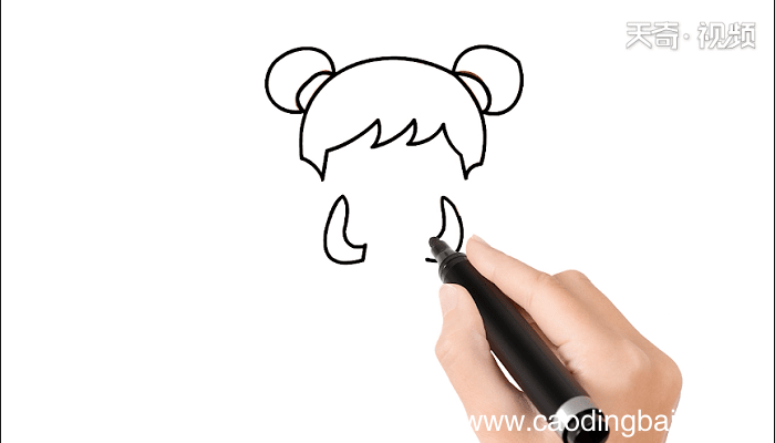 保护视力简笔画 保护视力儿童画