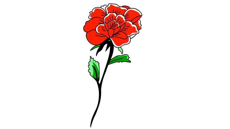 简笔画花朵 简笔画花朵画法