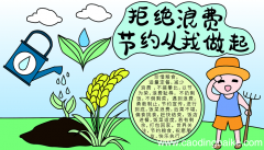 四节手抄报节约用水 用电 纸 粮食 节约用水 用电 纸 粮食的手抄