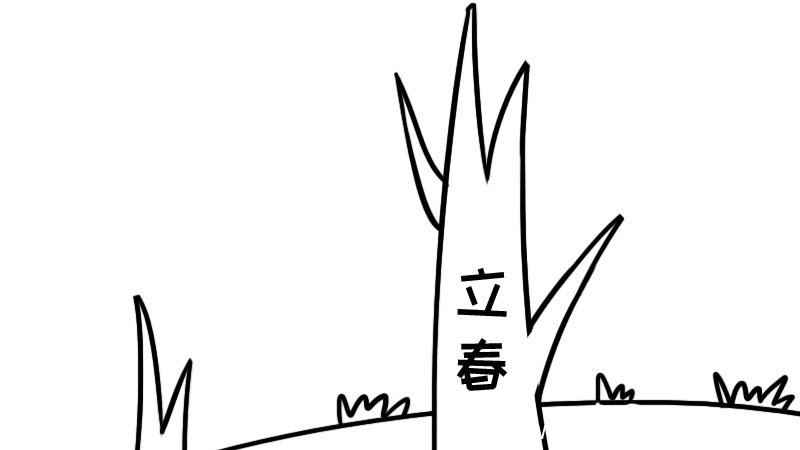 怎么画立春手抄报