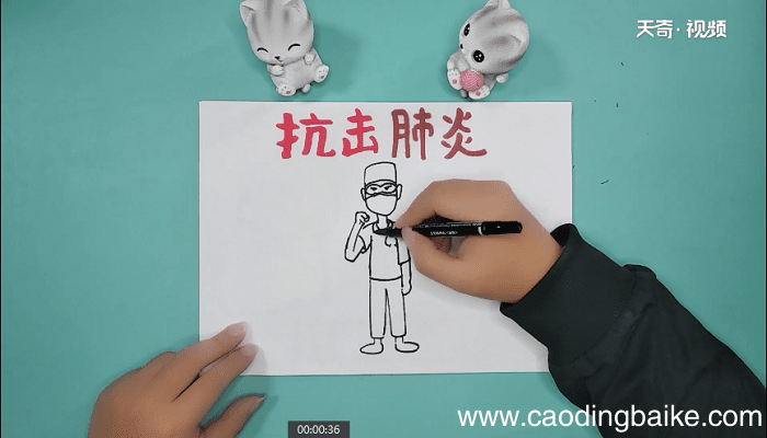 抗冠状肺炎手抄报 抗冠状肺炎手抄画报