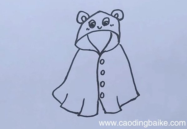雨衣简笔画