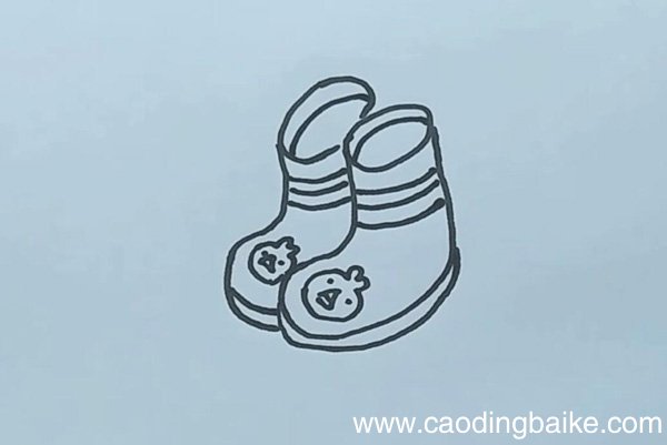 雨鞋简笔画