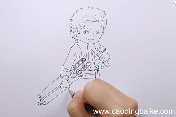 索隆简笔画